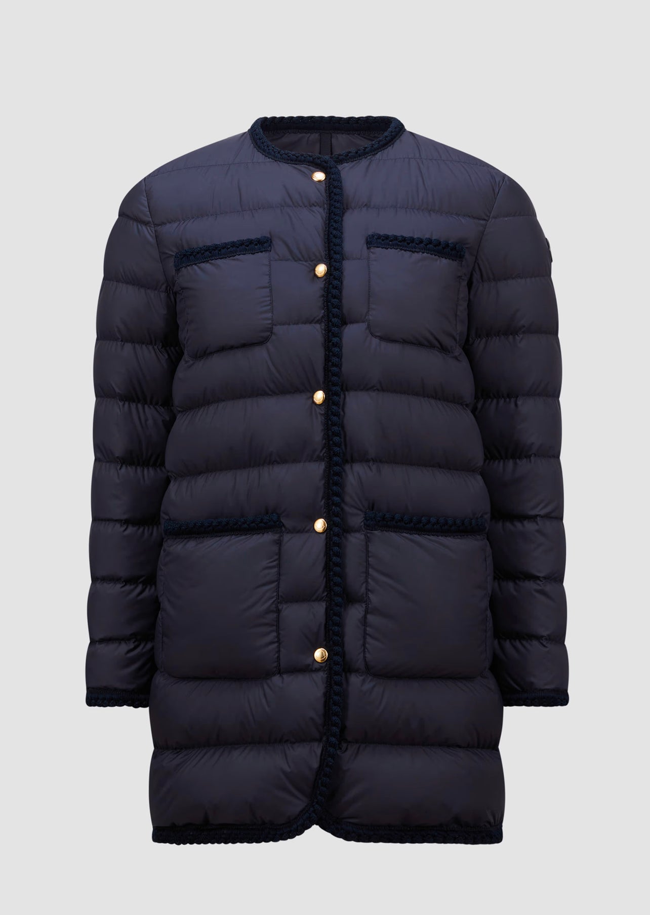 MONCLER DONNA BLU DOPPIA TASCA