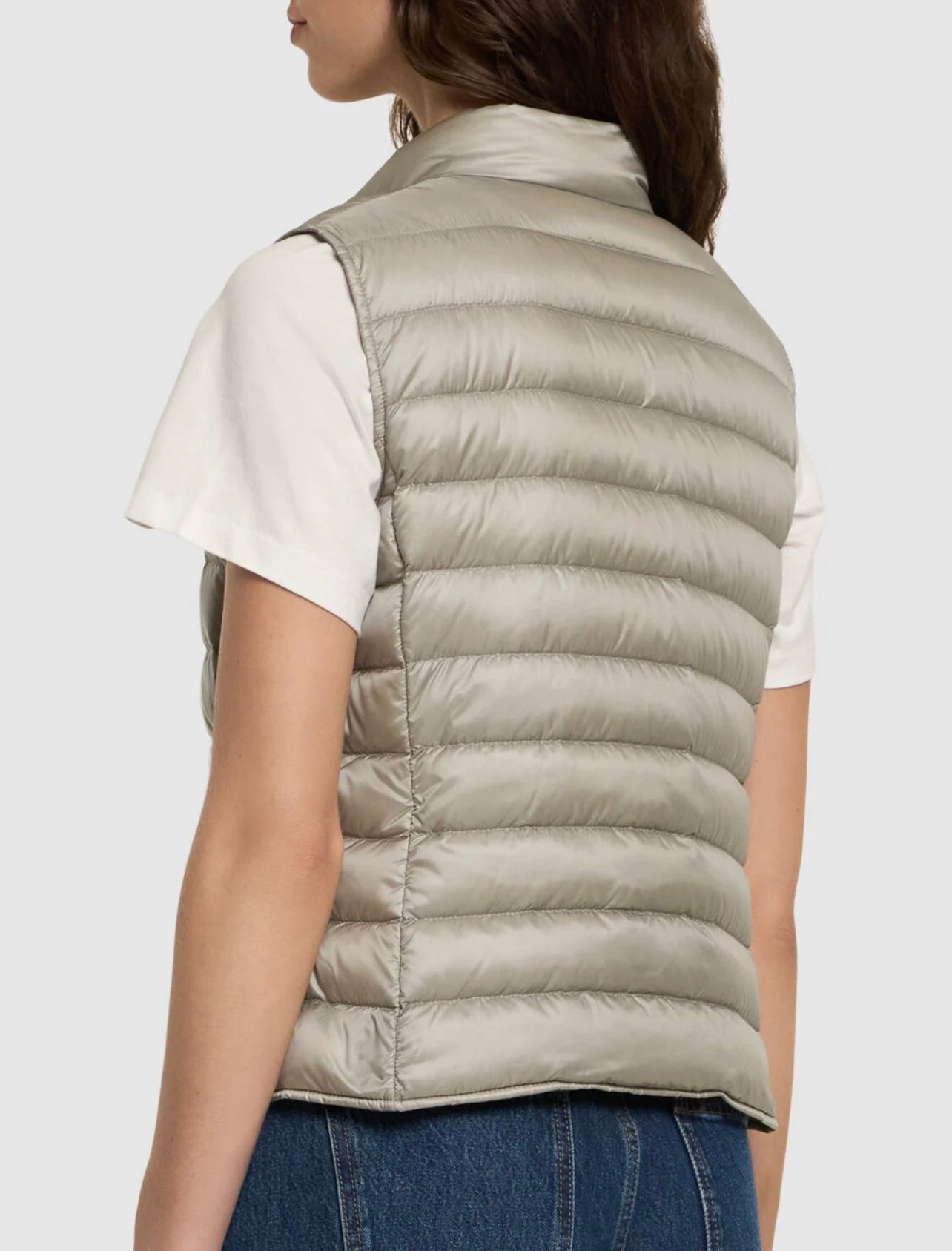 MONCLER DONNA SMANICATO GRIGIO