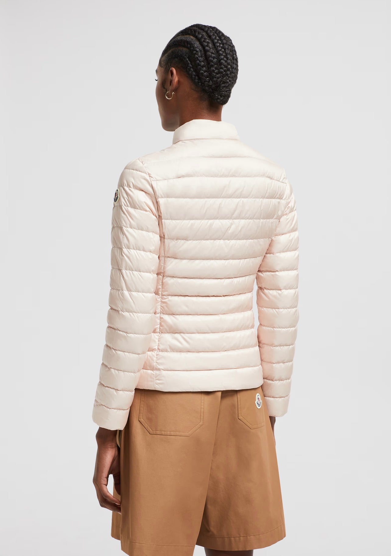 MONCLER DONNA CORTO ROSA CHIARO