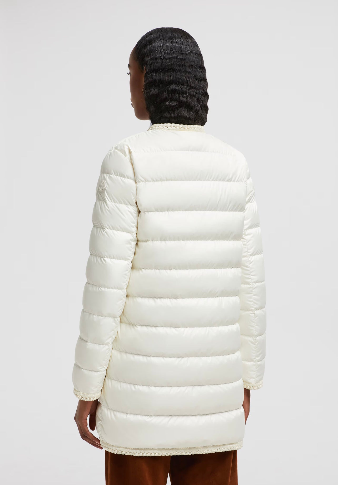 MONCLER DONNA BIANCO DOPPIA TASCA