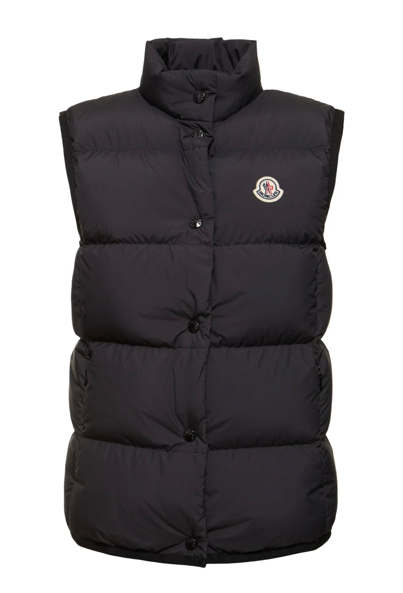 MONCLER DONNA SMANICATO NERO OPACO