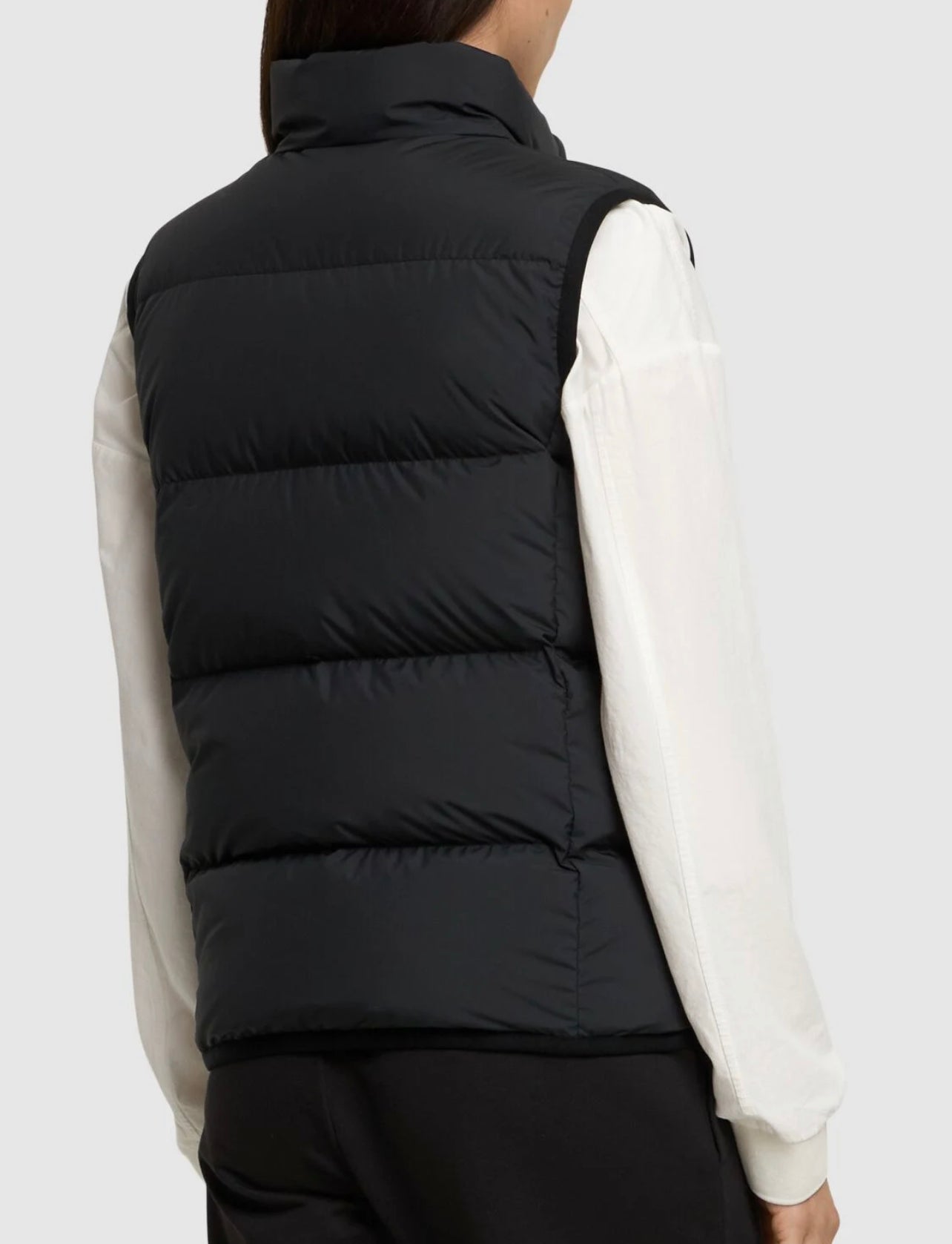 MONCLER DONNA SMANICATO NERO OPACO