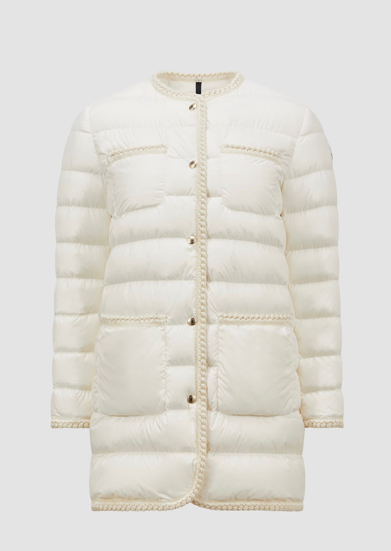 MONCLER DONNA BIANCO DOPPIA TASCA