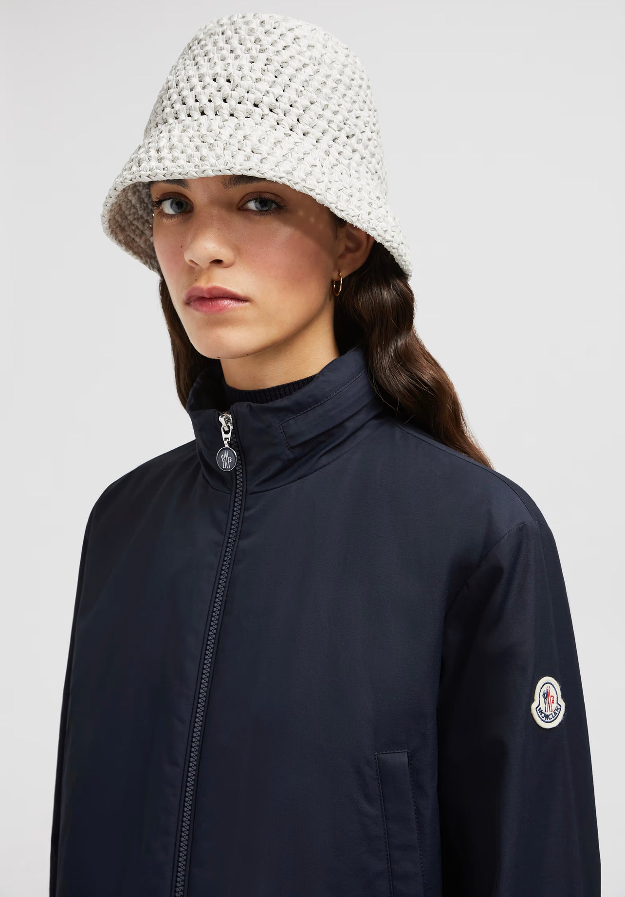 MONCLER DONNA BLU E BIANCO