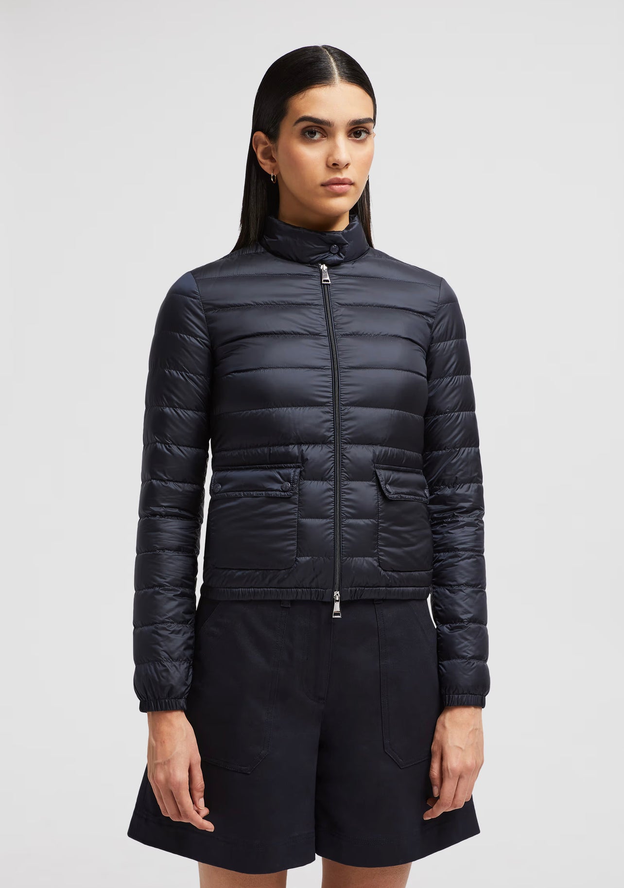 MONCLER DONNA CORTO BLU NOTTE