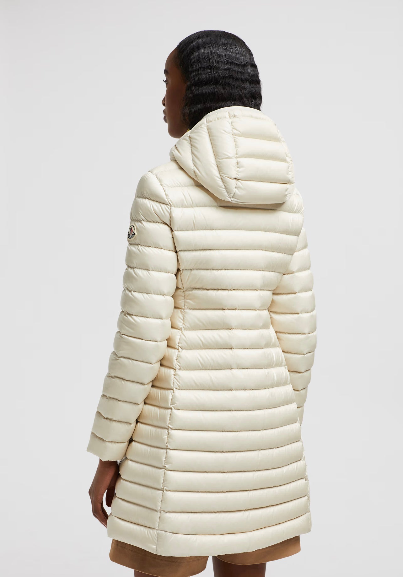 MONCLER DONNA LUNGO BIANCO