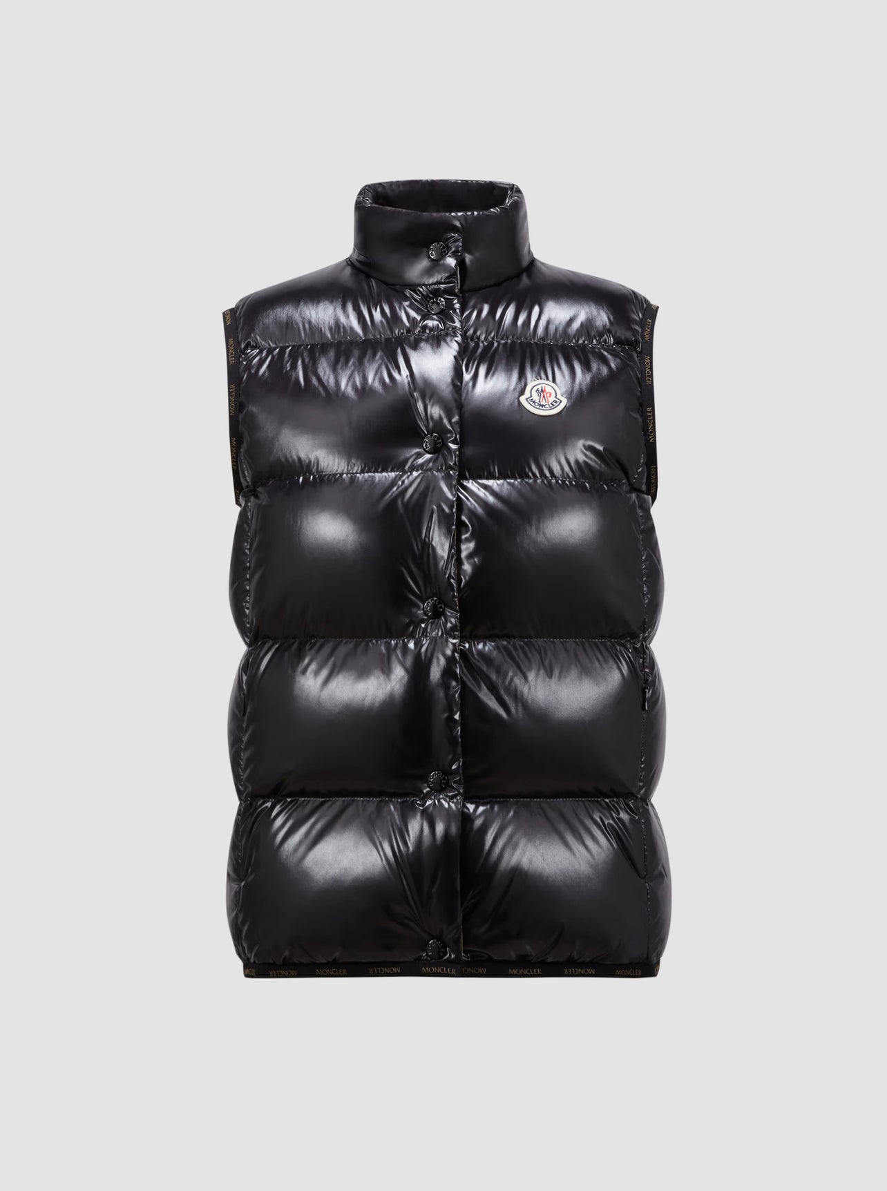 SMANICATO MONCLER DONNA NERO