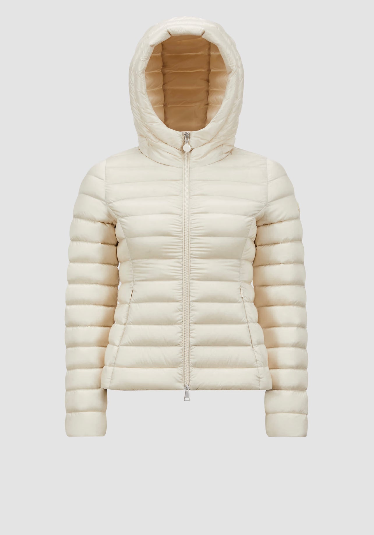 MONCLER DONNA CLASSICO BIANCO CON CAPPUCCIO