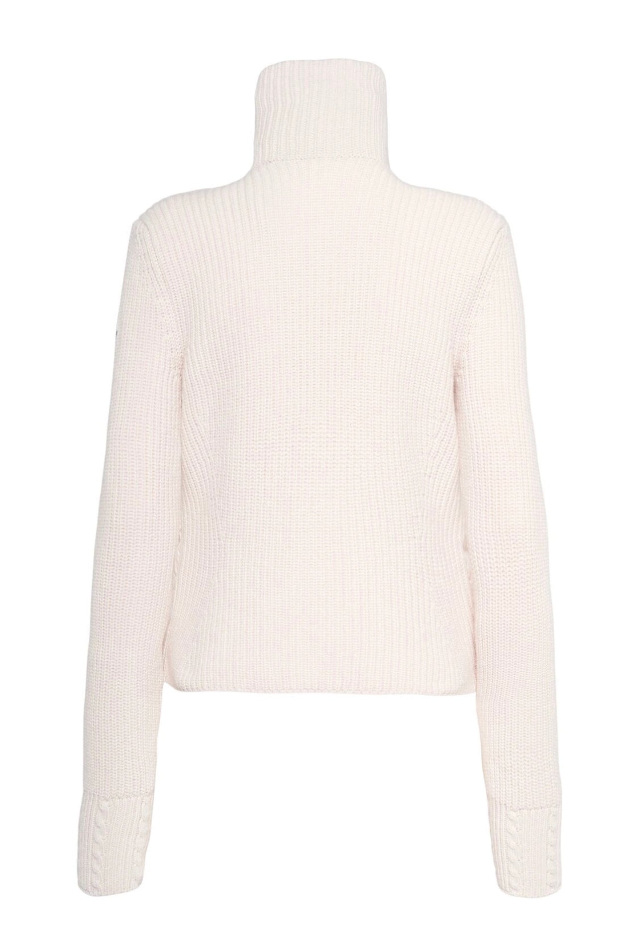 MONCLER DONNA ROSA CARDIGAN IMBOTTITO IN MISTO LANA VERGINE