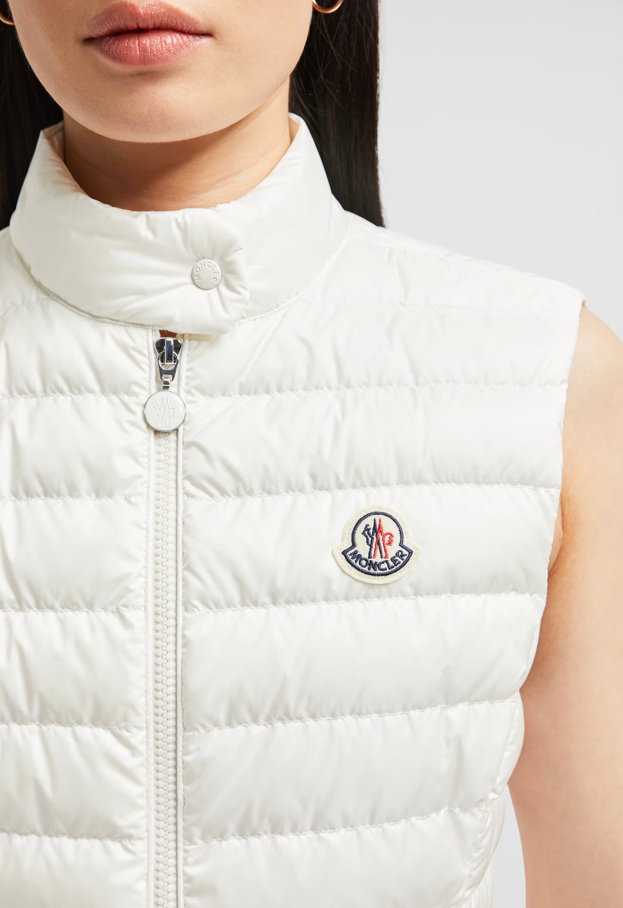 SMANICATO MONCLER DONNA CORTORBIANCO