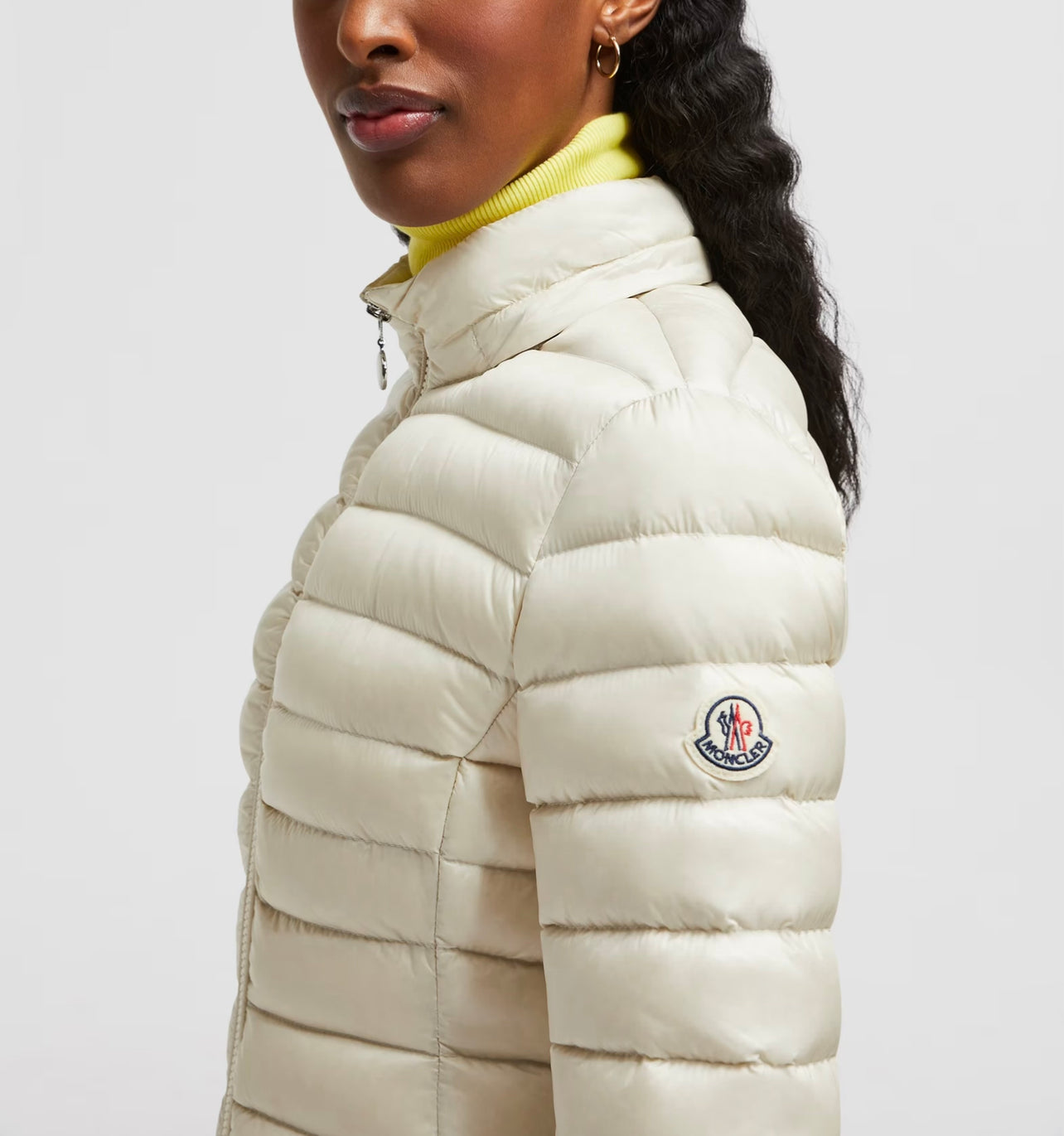 MONCLER DONNA LUNGO BIANCO