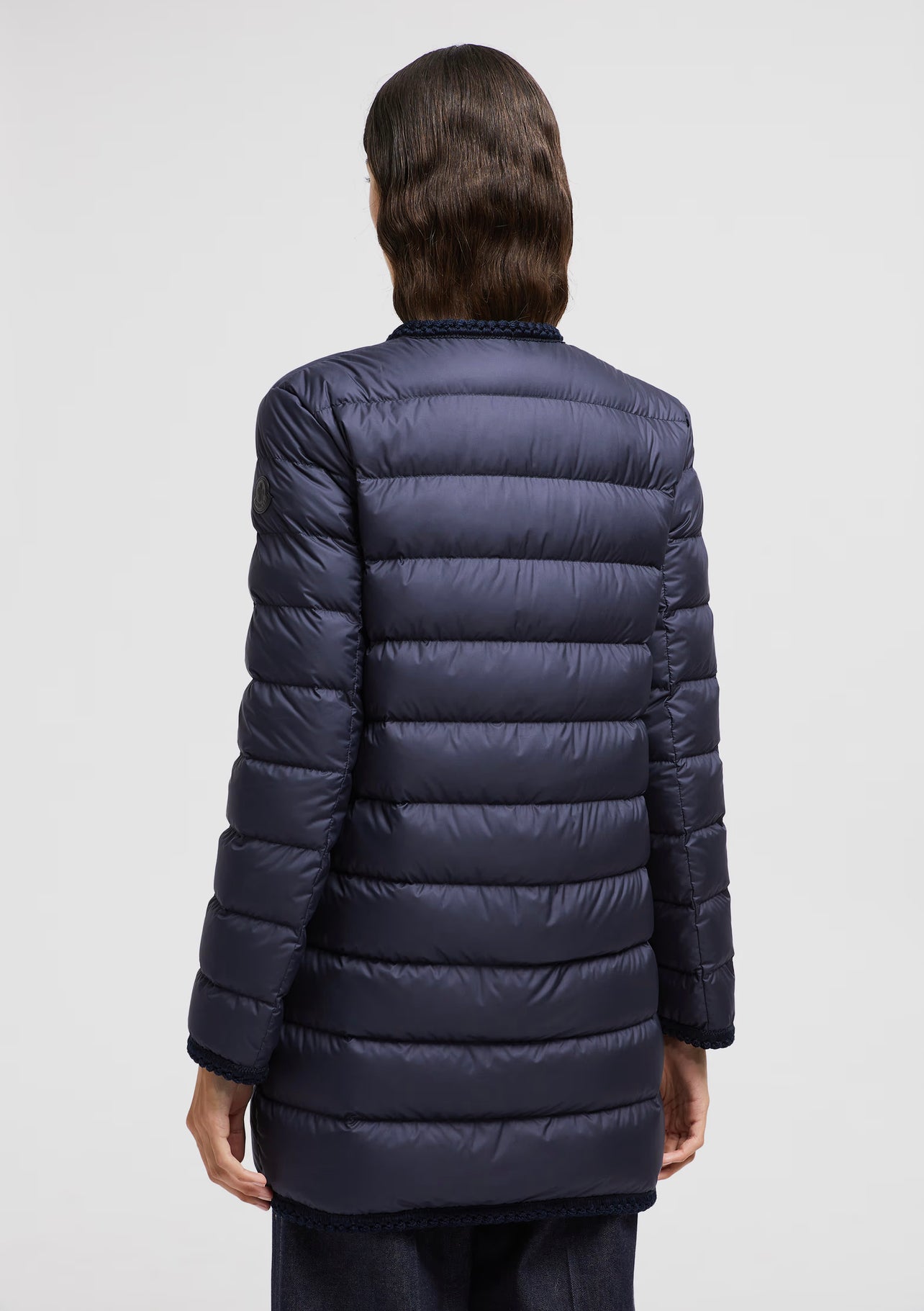 MONCLER DONNA BLU DOPPIA TASCA