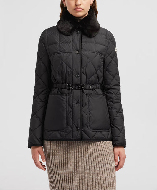 MONCLER DONNA NERO CON CINTA