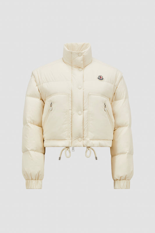 GIUBBOTTO MONCLER DONNA CORTO BIANCO