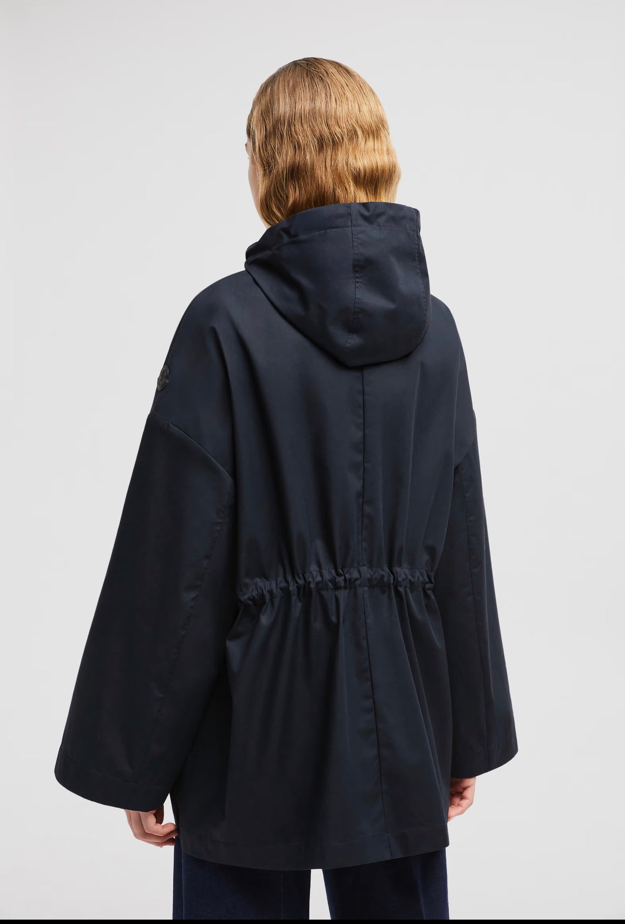 MONCLER DONNA IMPERMEABILE BLU