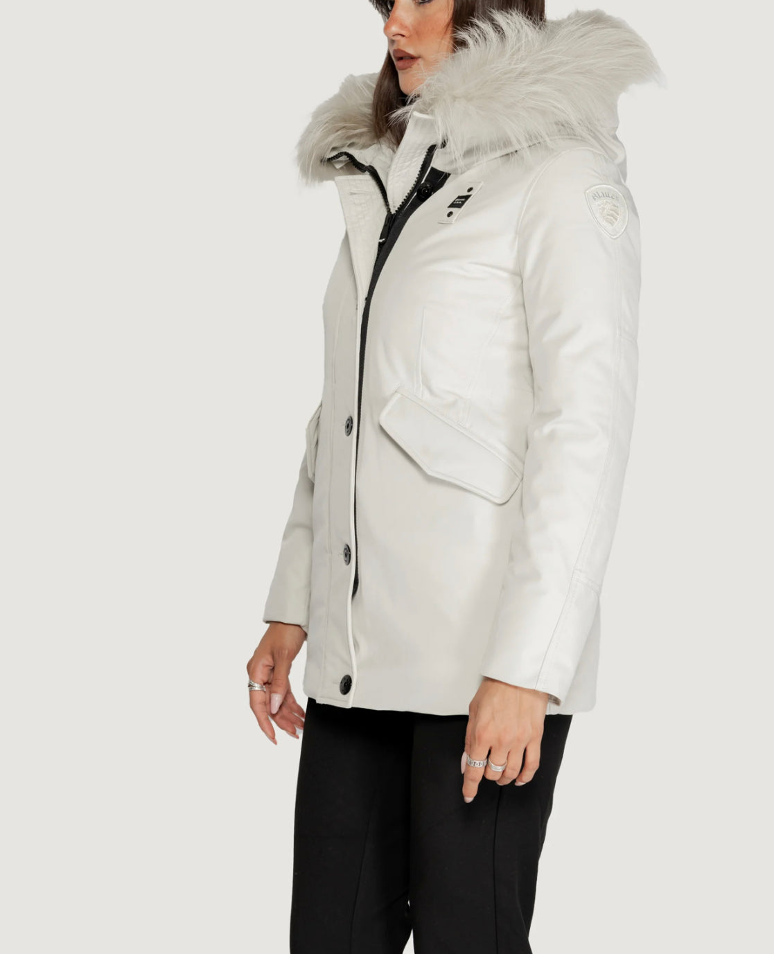 GIUBBINO BLAUER PARKA DONNA PELLICCIA