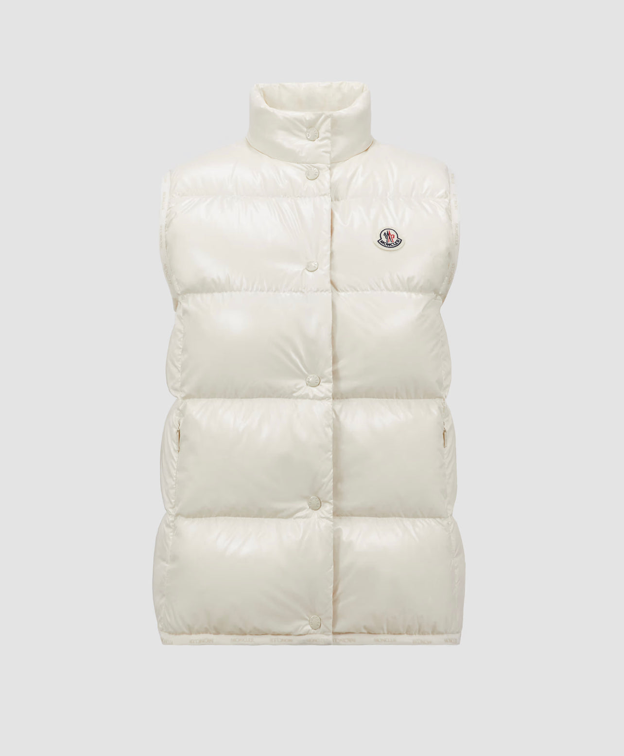 SMANICATO MONCLER DONNA BIANCO