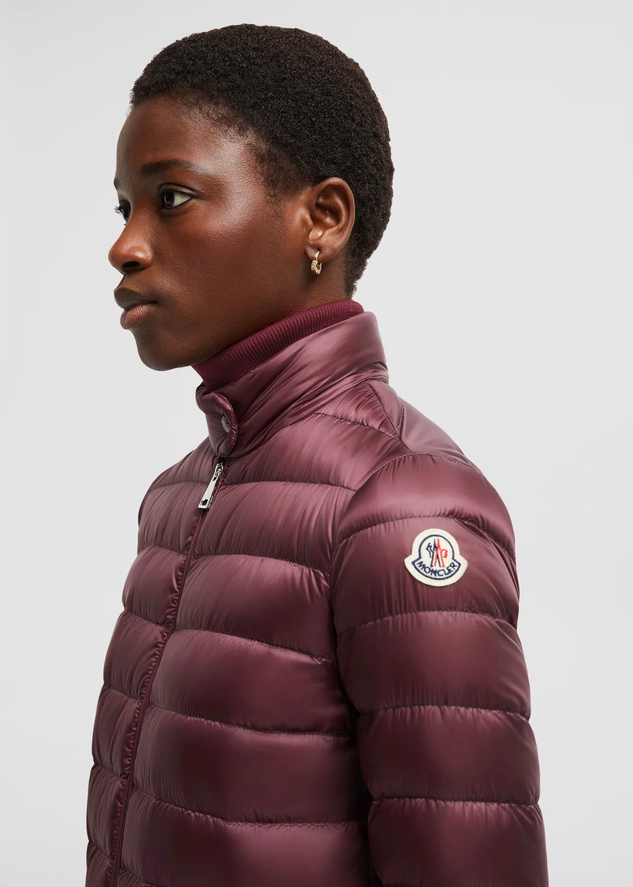 MONCLER DONNA CORTO BORDEAUX