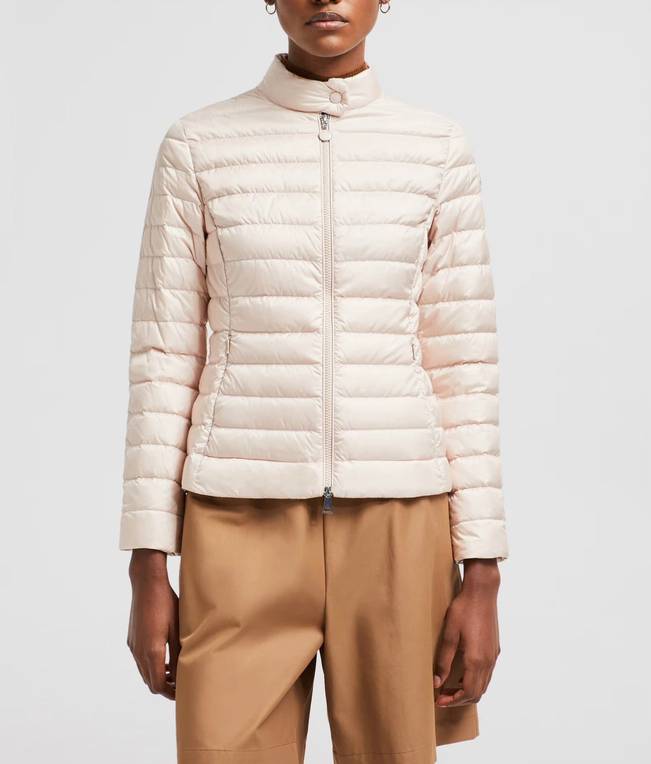 MONCLER DONNA CORTO ROSA CHIARO