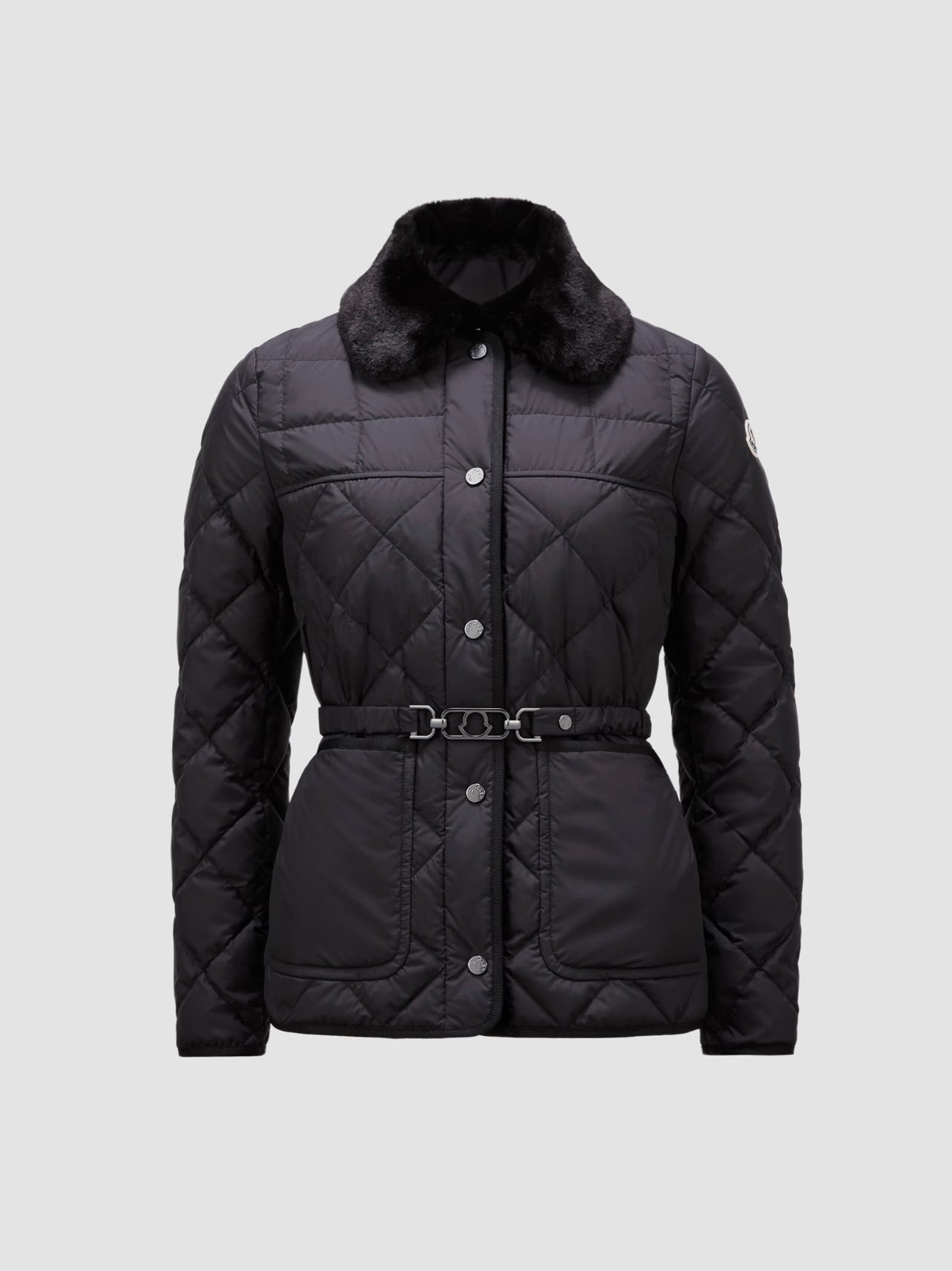 MONCLER DONNA NERO CON CINTA