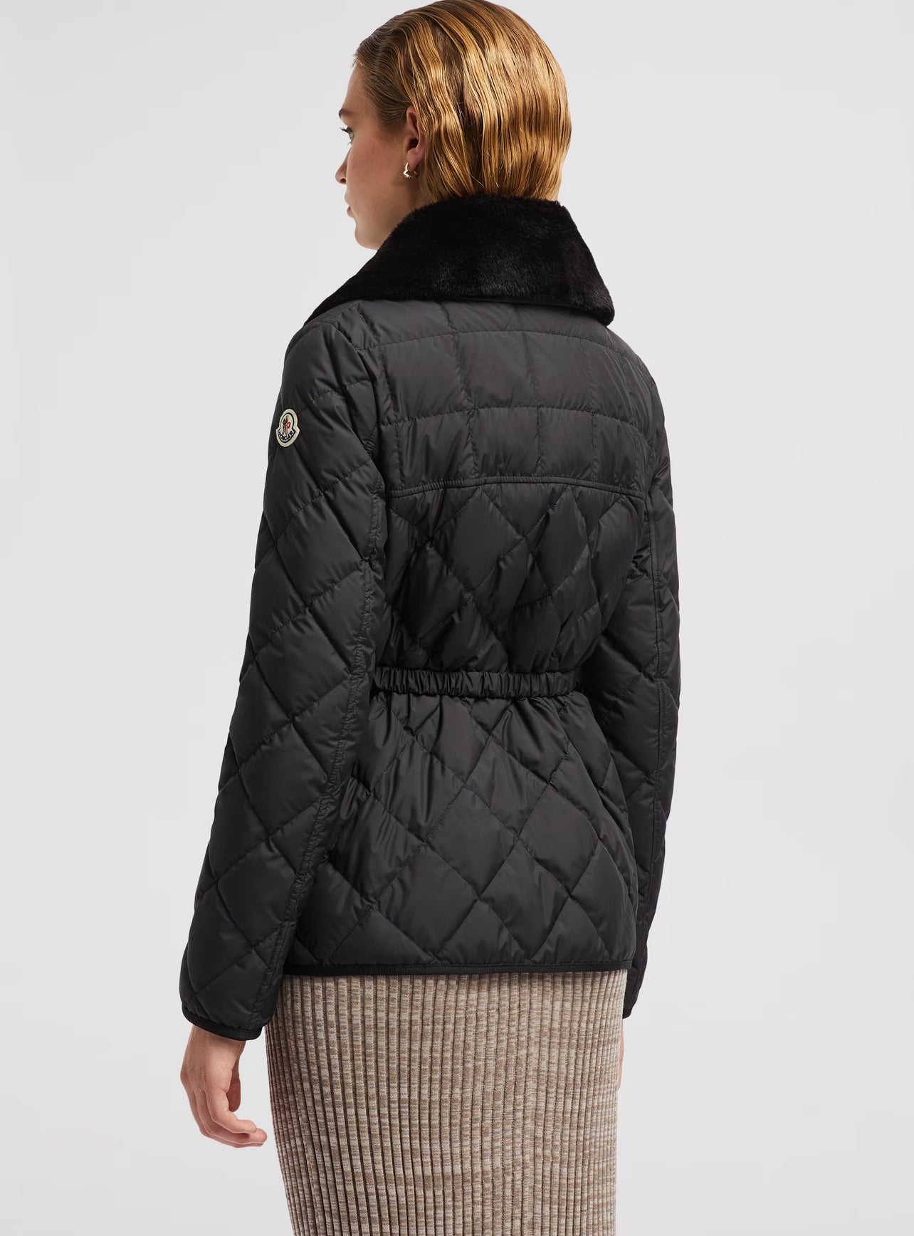 MONCLER DONNA NERO CON CINTA