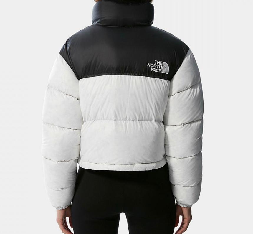 GIUBBINO THE NORTH FACE BIANCO/NERO